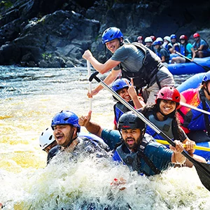 White water rafting in Kitulgala Sri Lanka