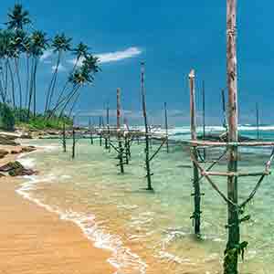 Koggala beach sri Lanka -  tropical holiday