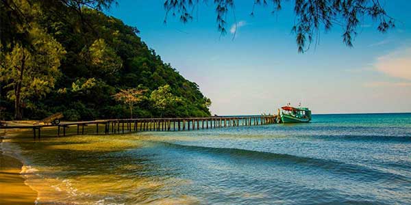 Lazy beach on Koh Rong Samloem